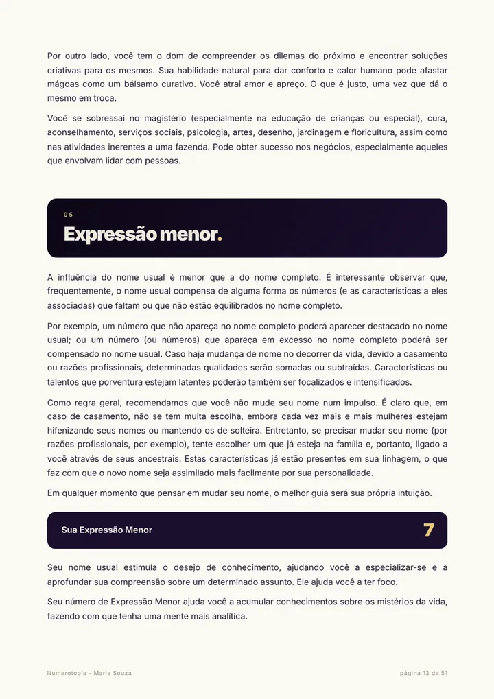 Mais de 20 análises